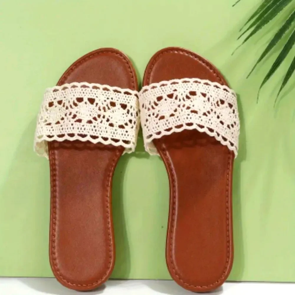 Bohemian breathable slide sandles sz 8.5
